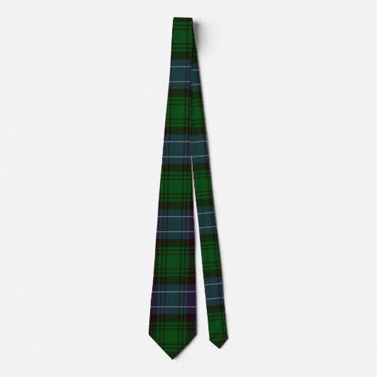 Campbell Tartan Green Plaid Stropdas (Voorkant)
