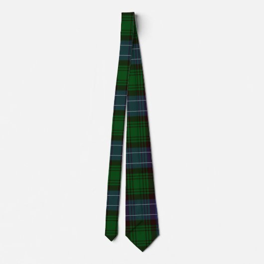 Campbell Tartan Green Plaid Stropdas (Achterkant)