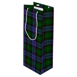 Campbell Tartan Green Plaid Wijn Cadeautas