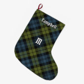Campbell Tartan Grote Kerstsok (Voorkant (Hangend))
