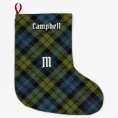Campbell Tartan Grote Kerstsok (Voorkant)