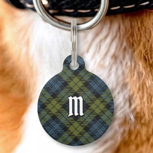 Campbell Tartan Identificatie Tag Huisdierpenning