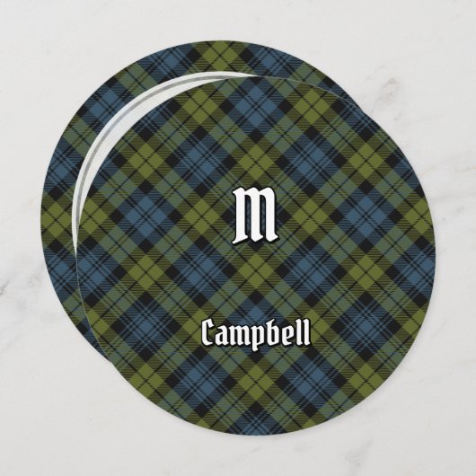 Campbell Tartan Kaart (Voorkant / Achterkant)