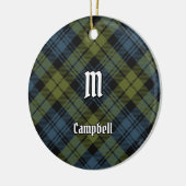 Campbell Tartan Keramisch Ornament (Links)