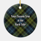 Campbell Tartan Keramisch Ornament (Achterkant)