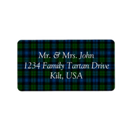 Campbell Tartan Label