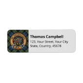 Campbell Tartan Label (Voorkant)