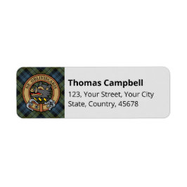 Campbell Tartan Label
