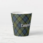 Campbell Tartan Latte Mok (Voorkant)