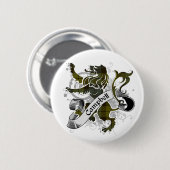 Campbell Tartan Lion Ronde Button 5,7 Cm (Voorkant /achterkant)