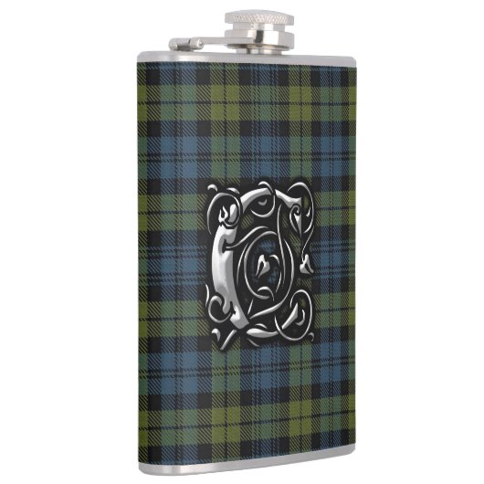 Campbell Tartan Old Scotland Flask Heupfles (Rechts)