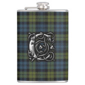 Campbell Tartan Old Scotland Flask Heupfles (Voorkant)