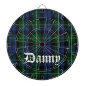 Campbell Tartan Pset Custom Dart Board Dartbord (Voorkant)