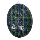 Campbell Tartan Pset Custom Dart Board Dartbord (Voorkant Rechts)