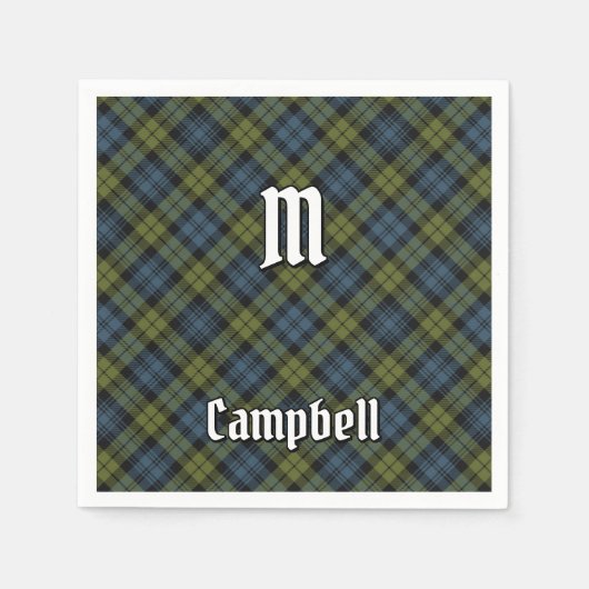 Campbell Tartan Servet (Voorkant)