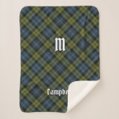 Campbell Tartan Sherpa Deken (Voorkant)