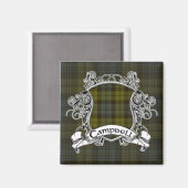 Campbell Tartan Shield Magneet (Voorkant / Achterkant)