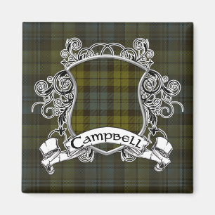 Campbell Tartan Shield Magneet
