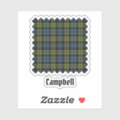 Campbell Tartan Sticker (Vel)
