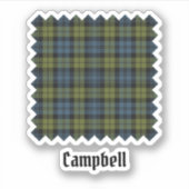 Campbell Tartan Sticker (Voorkant)