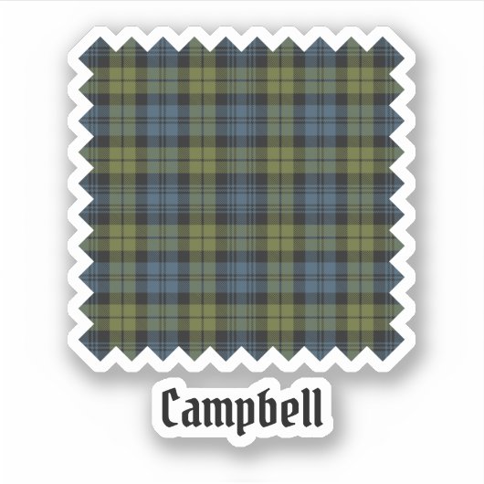 Campbell Tartan Sticker (Voorkant)