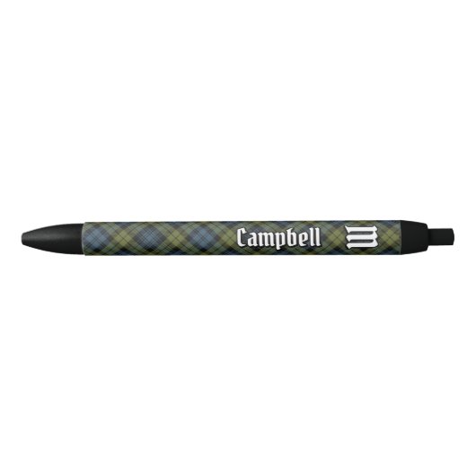 Campbell Tartan Zwarte Inkt Pen (Voorkant)