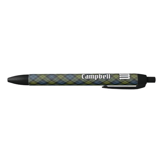 Campbell Tartan Zwarte Inkt Pen (Bodem)