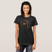 Campbell vechtkamelen honkbal fastball t-shirt (Voorkant volledig)
