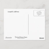 Campbell Water Tower, Californië Briefkaart (Achterkant)