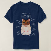 Campbells dwerghamsteranatomie t-shirt (Design voorkant)