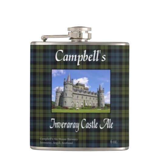 Campbell's Inveraray Castle Ale Heupfles (Voorkant)