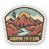 Campbell's Island, Illinois Sticker (Voorkant)