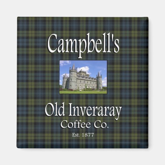 Campbell's Old Inveraray Coffee Co. Magnet (Voorkant)