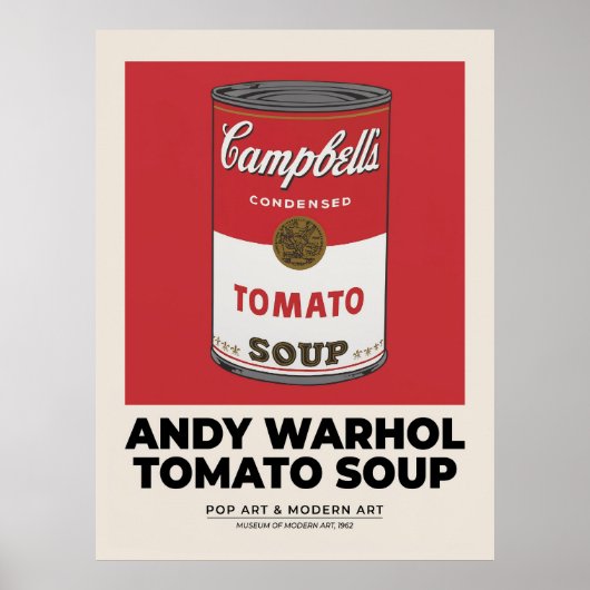 Campbells Tomatensoep Poster (Voorkant)