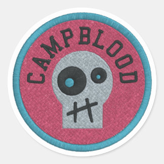 CampBlood Skully verdienen badge stickers