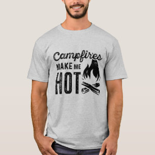 Campbranden maken me warm t-shirt