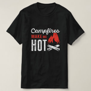Campbranden maken me warm t-shirt