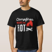 Campbranden maken me warm t-shirt (Voorkant)