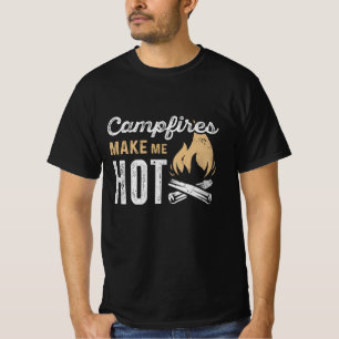 Campbranden maken me warm t-shirt