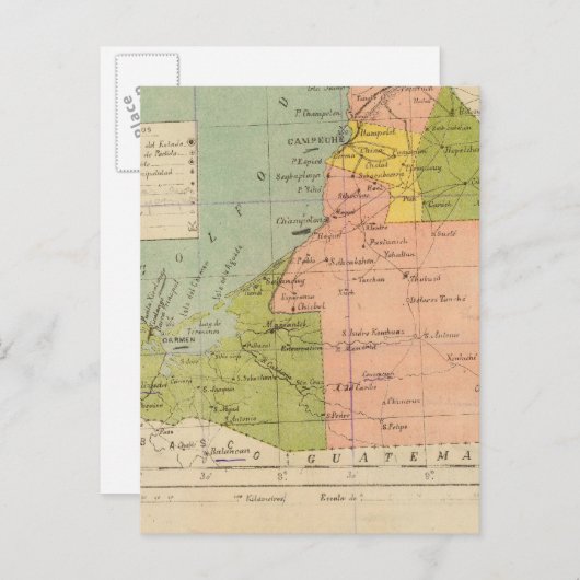 Campeche, Mexico Briefkaart (Voorkant / Achterkant)