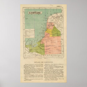 Campeche, Mexico Poster