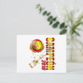 Campeon 2010 Spain Celebration Gifts Briefkaart (Staand voorkant)