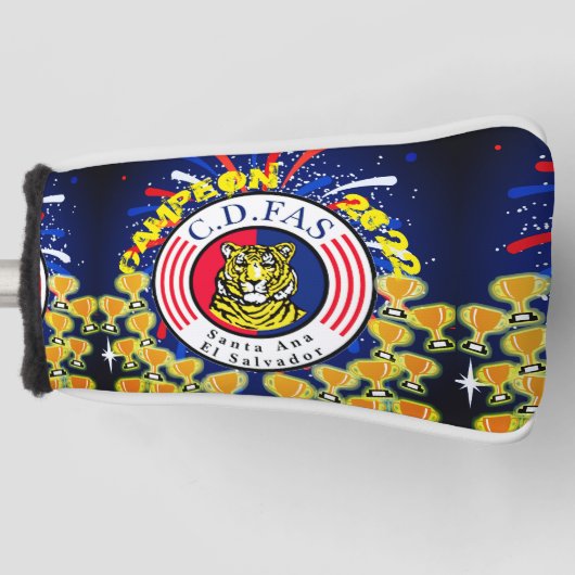 Campeones 2022 C.D. FAS El Salvador Futbol Golfheadcover (Voorkant)