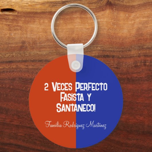 Campeones C.D. FAS Futbol Salvadoreño Aangepaste n Sleutelhanger (Achterkant)