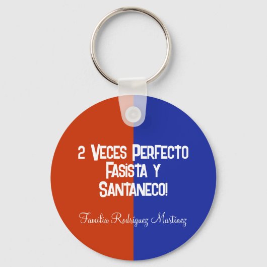 Campeones C.D. FAS Futbol Salvadoreño Aangepaste n Sleutelhanger (Achterkant)