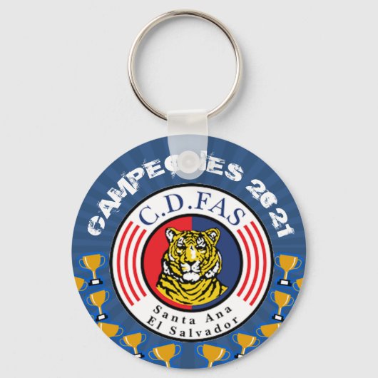 Campeones C.D. FAS Futbol Salvadoreño Sleutelhanger (Voorkant)