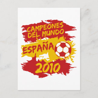 Campeones del Mundo 2010 Briefkaart
