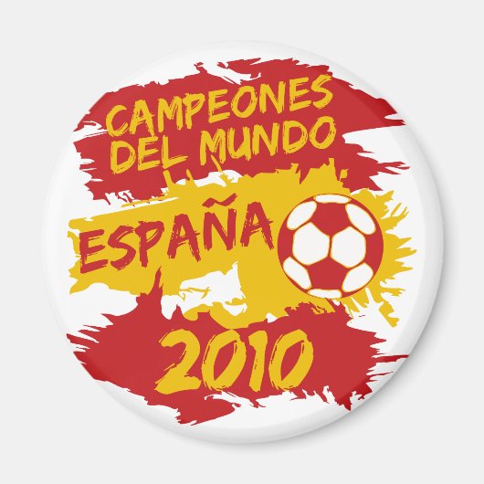 Campeones del Mundo 2010 Magneet (Voorkant)