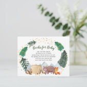 Camper Adventure Baby Boeken instapkaart Briefkaart (Staand voorkant)