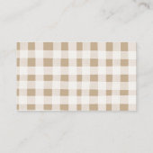 Camper Adventure Diaper Raffle Kaart (Achterkant)